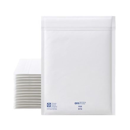 Koperty bąbelkowe ochronne aroFOL plus D14 białe 180 x 265 mm 100 szt