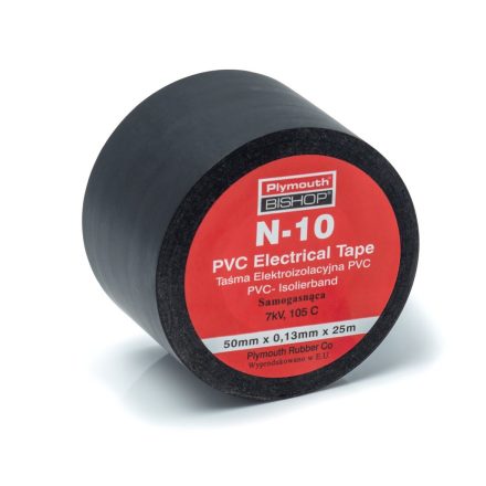 Taśma izolacyjna PVC czarna 50 mm x 25 m do kabli elektrycznych