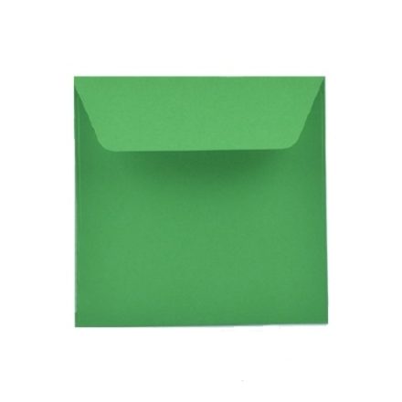 Koperty CD i DVD papierowe zielone na płyty 125x125 mm 50 szt 120 g