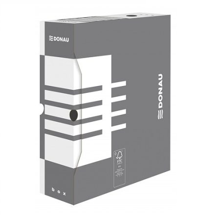 Pudło kartonowe archiwizacyjne A4 na dokumenty 100x340x297 mm szare