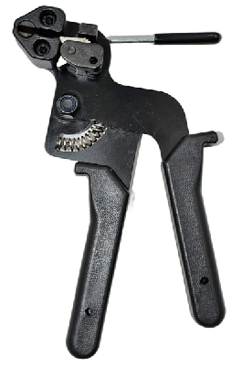Zaciskarka do opasek zaciskowych 4,6-12 mm stalowa czarna Goat