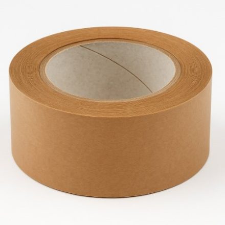 Taśma papierowa solvent brązowa 25 mm x 60 m do kartonów i paczek