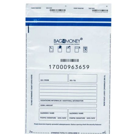 Koperty bezpieczne foliowe C3 320x450 mm kryjące Bag4Money 100 szt.