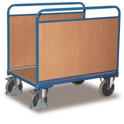 Wózek magazynowy platformowy z pałąkami bocznymi SW-800.200 500 kg