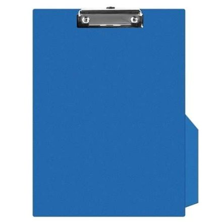 Clipboard PVC A4 z kieszonką, podkładka do pisania z klipsem niebieska
