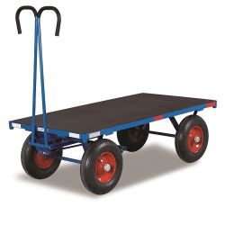 Wózek ręczny platformowy z dyszlem ZU-05101 700 kg 1000 x 700 mm