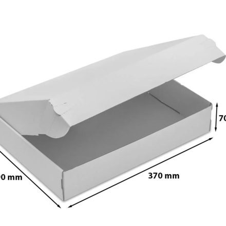 Pudełko wykrojnikowe e-commerce 370x290x70mm F427 biały lakier Premium