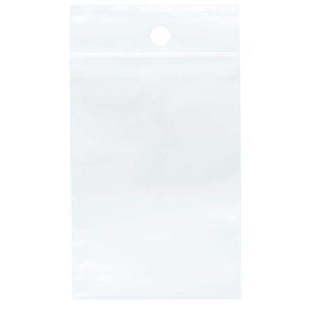 Torebki strunowe białe 40x60 mm 50um, woreczki na drobiazgi 50 szt.