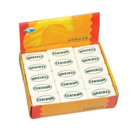Gumka do ścierania ołówka szkolna i biurowa 40x20x10 mm 1 szt.
