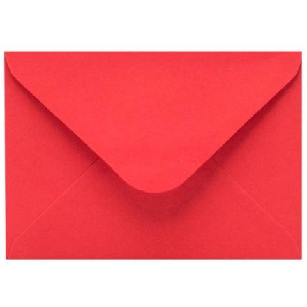 Koperty C6 do zaproszeń jasnoczerwone 114x162 mm 120 gsm, 50 sztuk