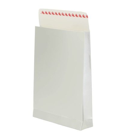 Koperta kartonowa C7 z paskiem klejącym 80x120x30mm srebrna 220g 10szt