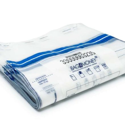 Torba na bilon bankowa transparentna 15 kg 400x410+110+30 mm 50 szt
