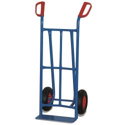Wózek magazynowy transportowy stalowy SK-1151 200 kg z szeroką łopatą