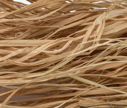 Rafia naturalna barwiona 50 g kolor naturalny do dekoracji