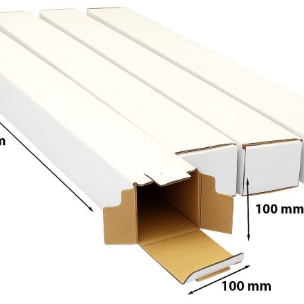 Pakiet - Karton wykr. 100x100x920mm Biały - 10 szt