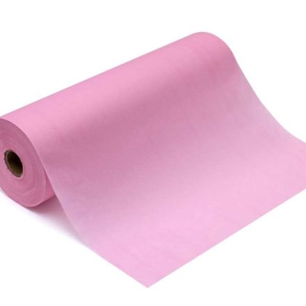 Bibuła gładka jasnoróżowa w rolce do pakowania 50 cm 20 g/m2 5 kg 500