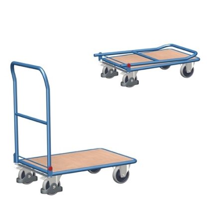 Wózek magazynowy platformowy składany z pałąkiem SW-600.802 250 kg