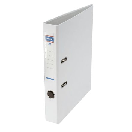 Segregator biurowy DONAU MASTER A4 50 mm biały na dokumenty z etykietą