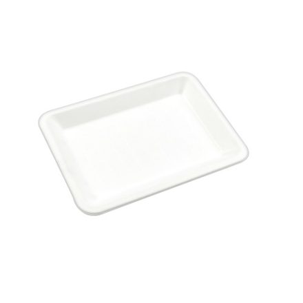Eko tacka jednorazowa z pulpy trzciny cukrowej 20x15x1,5 cm 50 szt.