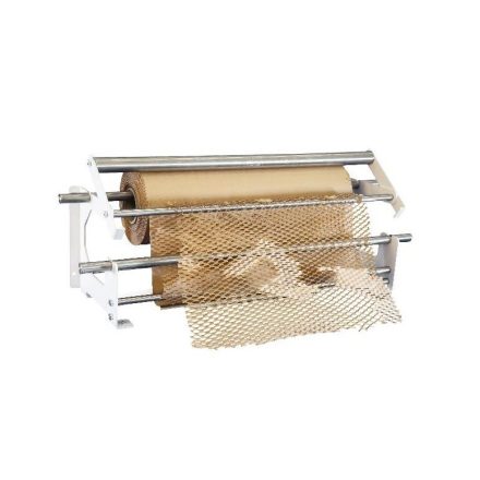 Dyspenser metalowy do papieru nacinanego pakowego 40 cm 250 m