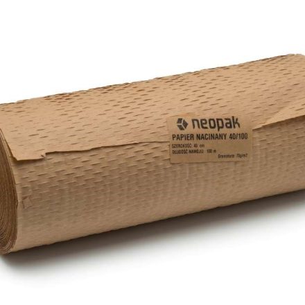 Papier nacinany kraft brązowy do pakowania 40 cm x 100 m 70 g/m2
