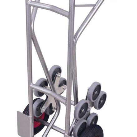 Taczka schodowa aluminiowa AP-1301, wózek transportowy 200 kg