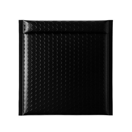 Ochronna koperta pęcherzykowa metaliczna czarna 165x165 mm na płyty CD
