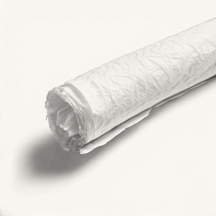 Papier Kraft Ręcznie Gnieciony Ozdobny Biały, rolka 70 cm/5 m, 60 g/m2