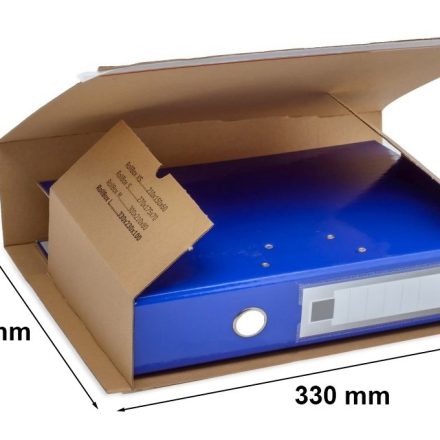 Owijka tekturowa Roll Box L 330x230x100 mm brązowa z paskiem klejącym