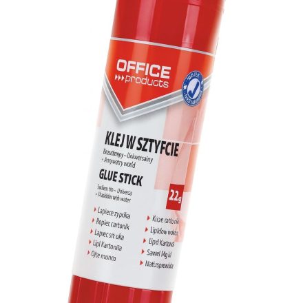 Klej w sztyfcie Office Product PVA 22 g do papieru i kartonu