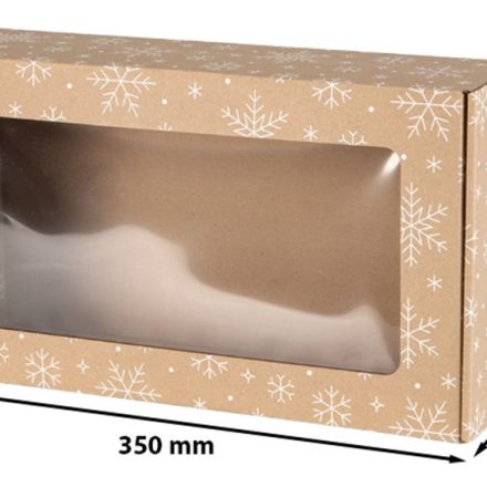 Pudełko fasonowe świąteczne 350x200x100 mm EKO Śnieżki F427