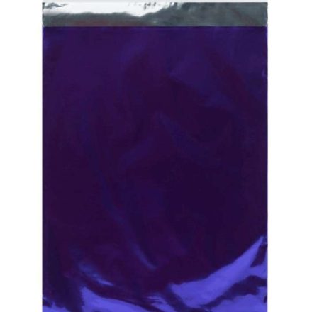Woreczki foliowe metalizowane z paskiem 160x230 fioletowe 100 szt.