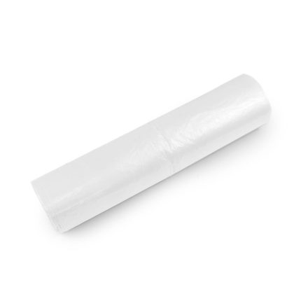 Wytrzymałe worki na śmieci LDPE 60l 60x80 cm bezbarwne 50 szt.