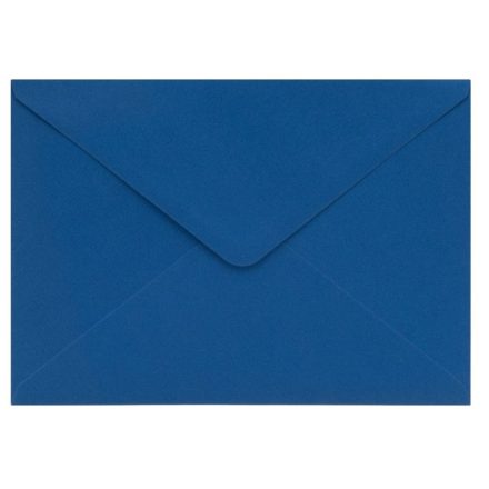 Koperty ozdobne papierowe C6, granatowe na zaproszenia, 50 sztuk