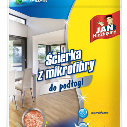 Jan Niezbędny ściereczka z mikrofibry do mopa 1 szt. pomarańczowa
