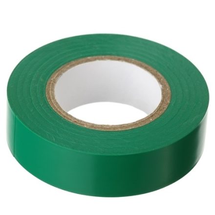 Taśma izolacyjna elektryczna PVC zielona 19mm x 20m do przewodów