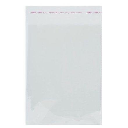 Woreczki foliowe przezroczyste z taśmą klejącą 4x7+2,5 cm 100 szt