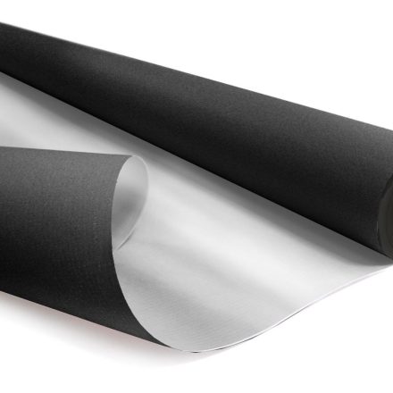 Papier prezentowy ozdobny KRAFT DUO METAL czarno-srebrny 69 cm x 50 m
