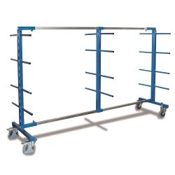 Dwustronny wózek transportowy z ramionami nośnymi 3 słupki SW-210.007