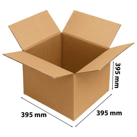 Karton klapowy 395x395x395 mm pudełko kartonowe 5-warstwowe BC650