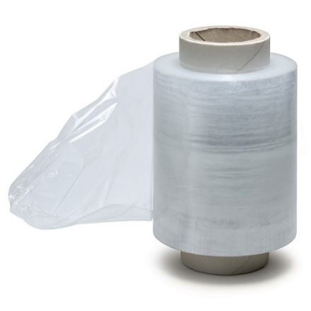 Minirap transparentny folia stretch 10 cm 0,3 kg 23 um fi50 do paczek