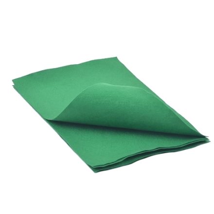 Filc dekoracyjny zielony do rękodzieła 200 x 300 mm, 5 arkuszy