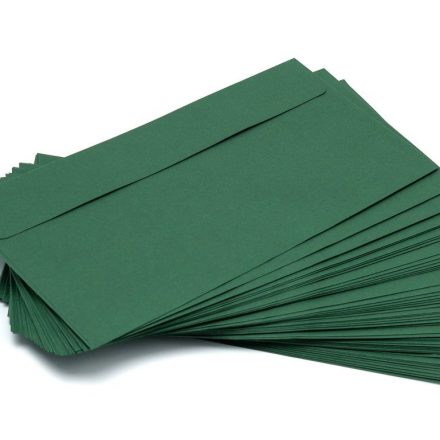 Koperty ozdobne DL HK zielone x-10 samoprzylepne 120 g/m2, 50 szt.