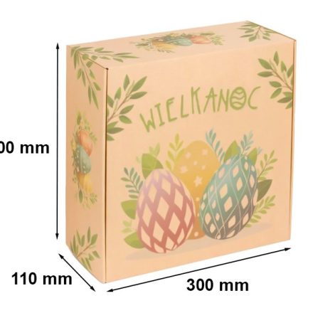 Karton wykrojnikowy Wielkanoc Jaja 300x300x110 mm pudełko fasonowe