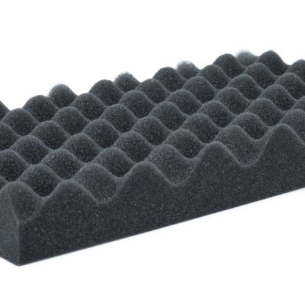 Pianka akustyczna moletowana T18 szara 2000x1000x30/20 do wygłuszania