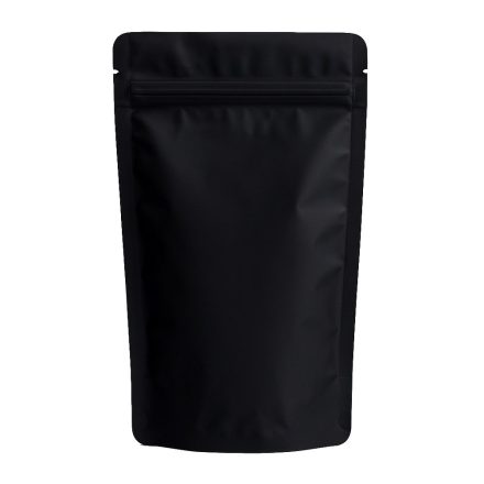 Doypack Czarny Mat 250ml 110x185x70 Woreczki Z Zamknięciem - 50 szt.