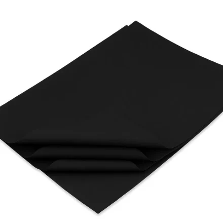 Bibuła ozdobna 20g 38x50cm Czarna– papier bibułkowy – 50 arkuszy