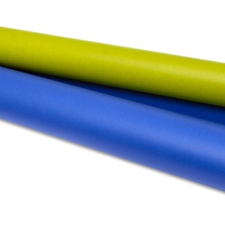 Papier pakowy Kraft ozdobny w rolce błękitno-zielony 70cm x 25m 60g
