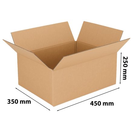 Karton pocztowy klapowy 450x350x250 mm BC650 5-warstwowy Biznesowa L