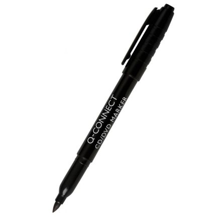 Marker permanentny do płyt CD/DVD Q-Connect 0,6 mm czarny